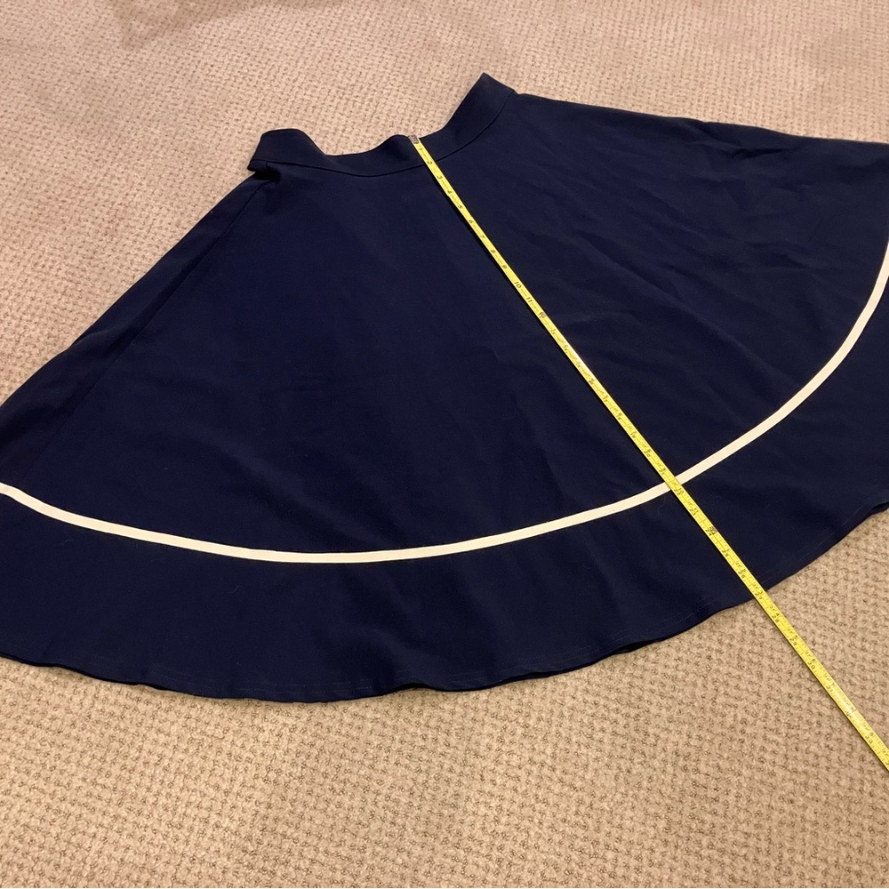 Modcloth Rock Steady Navy Blue Women's Skirt XL
